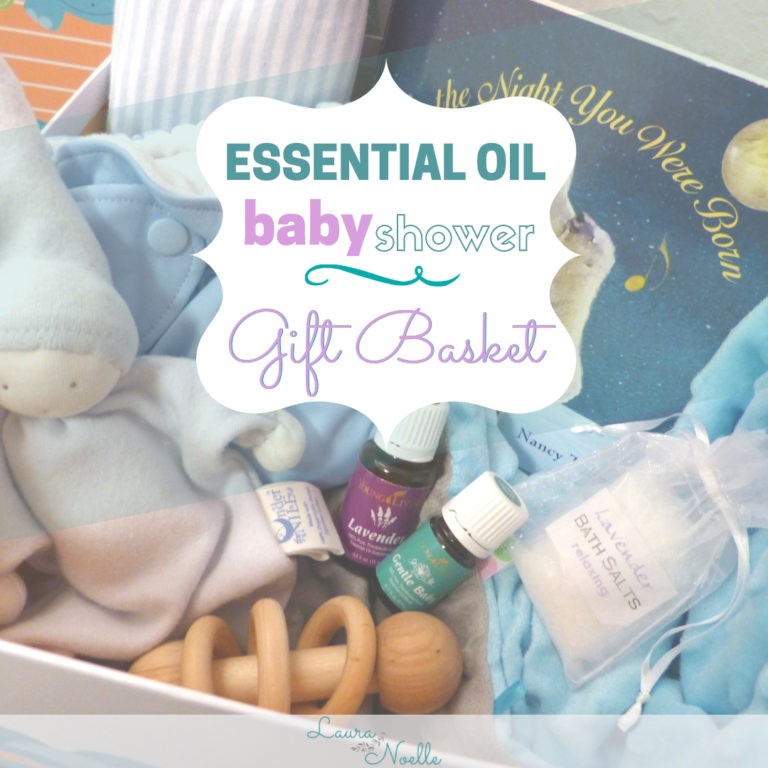 Essential Oil Baby Shower Gift Basket