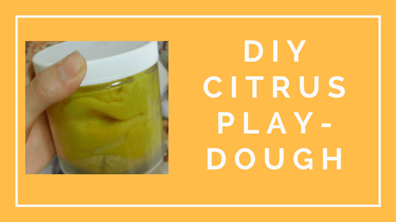 citrus playdough