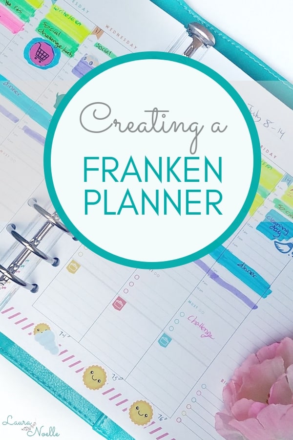 In desperation to find a planner that worked with my brain, I tried creating a FrankenPlanner, trying to take the best of many planners and make it work.