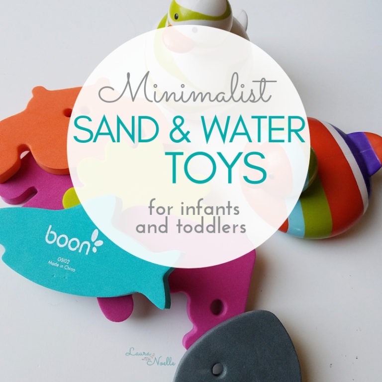 Minimalist Sand and Water Toys for Infants and Toddlers