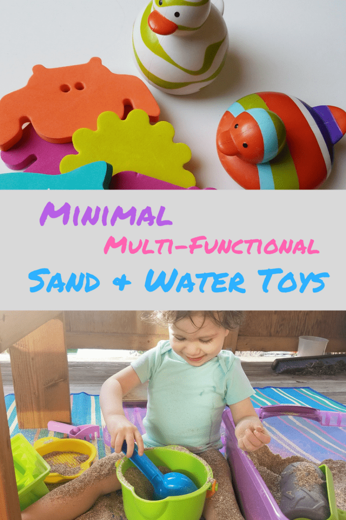 Parenting with simplicity means finding multi-functional options. These minimalist sand and water toys for kids work as bath, sand and water toys!