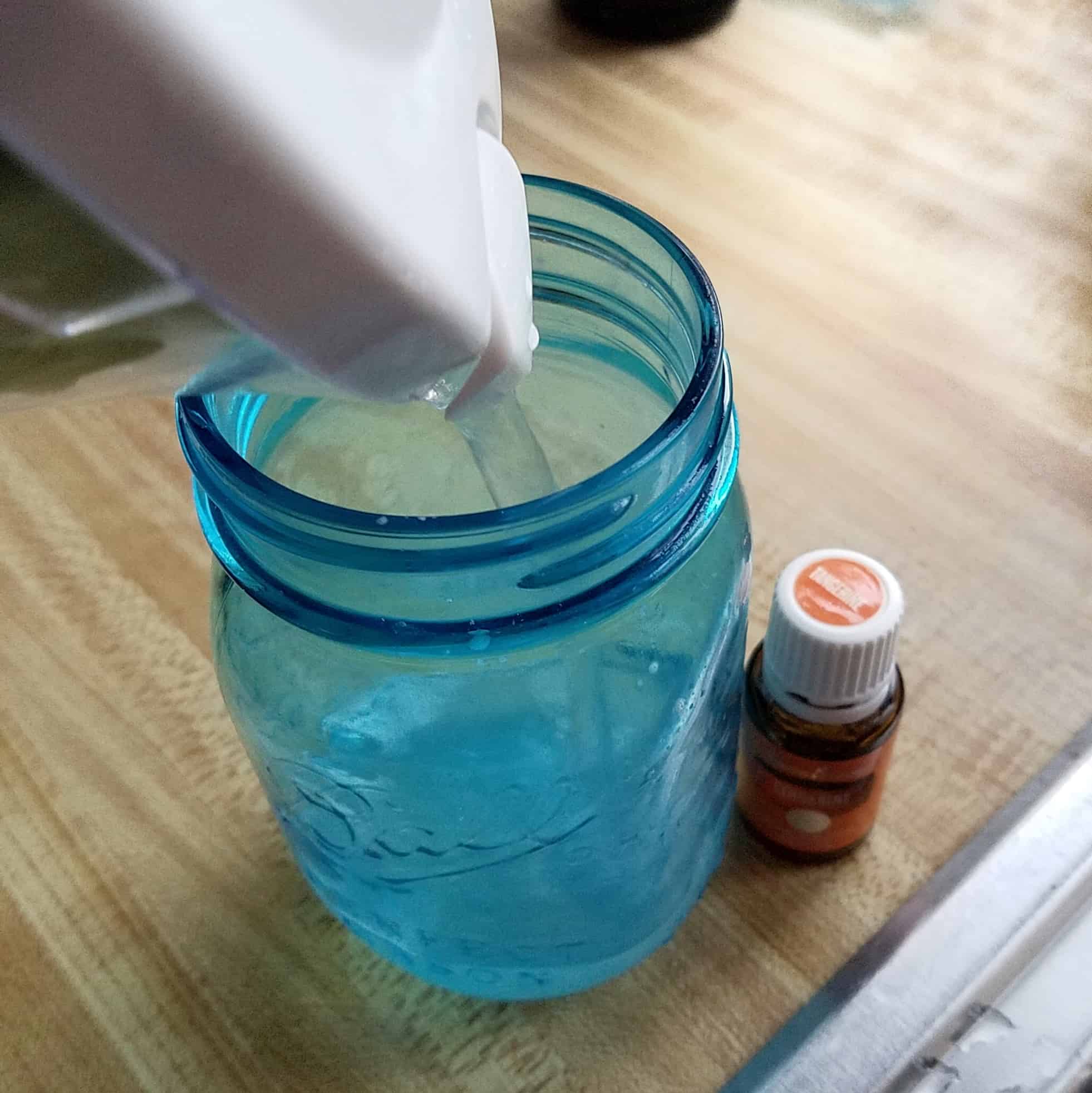 Going toxin free meant giving up all my yummy smelling products, so making this tangy tangerine DIY dish soap is a perfectly delicious replacement!