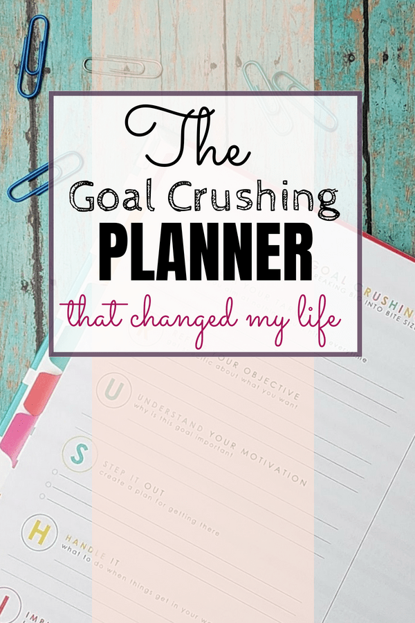 Planners can be such a powerful tool, but only if they help you plan and crush your goals! The chaos was real until I found the goal crushing tools set out for me in this planner!