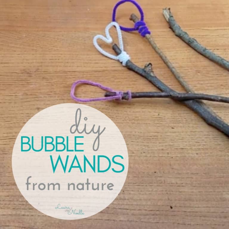 DIY Bubble Wands from Nature