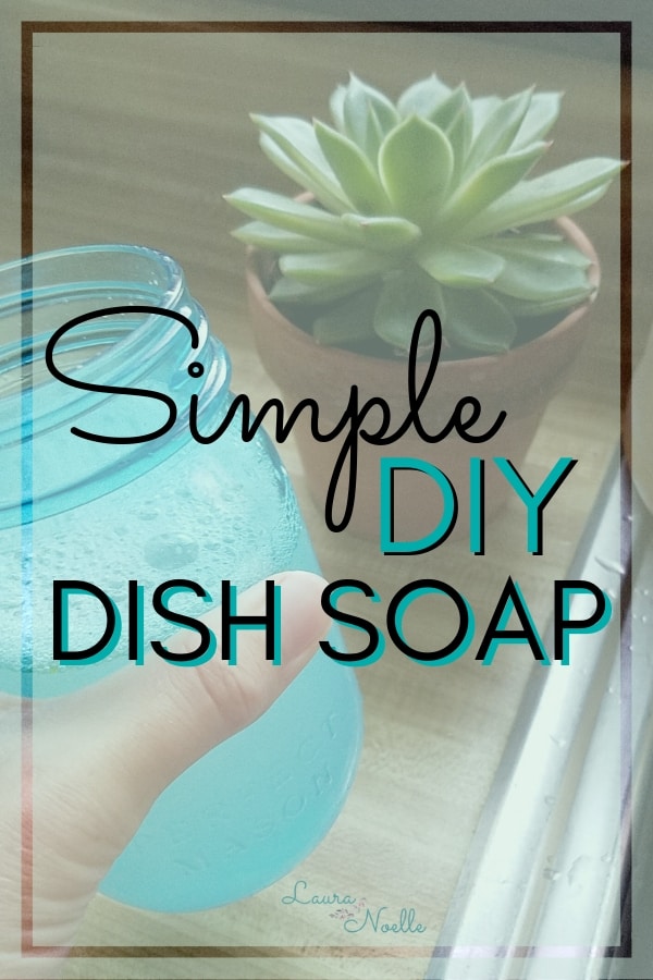 How to make super simple DIY dish soap scented with essential oils || aromatherapy | DIY | natural products