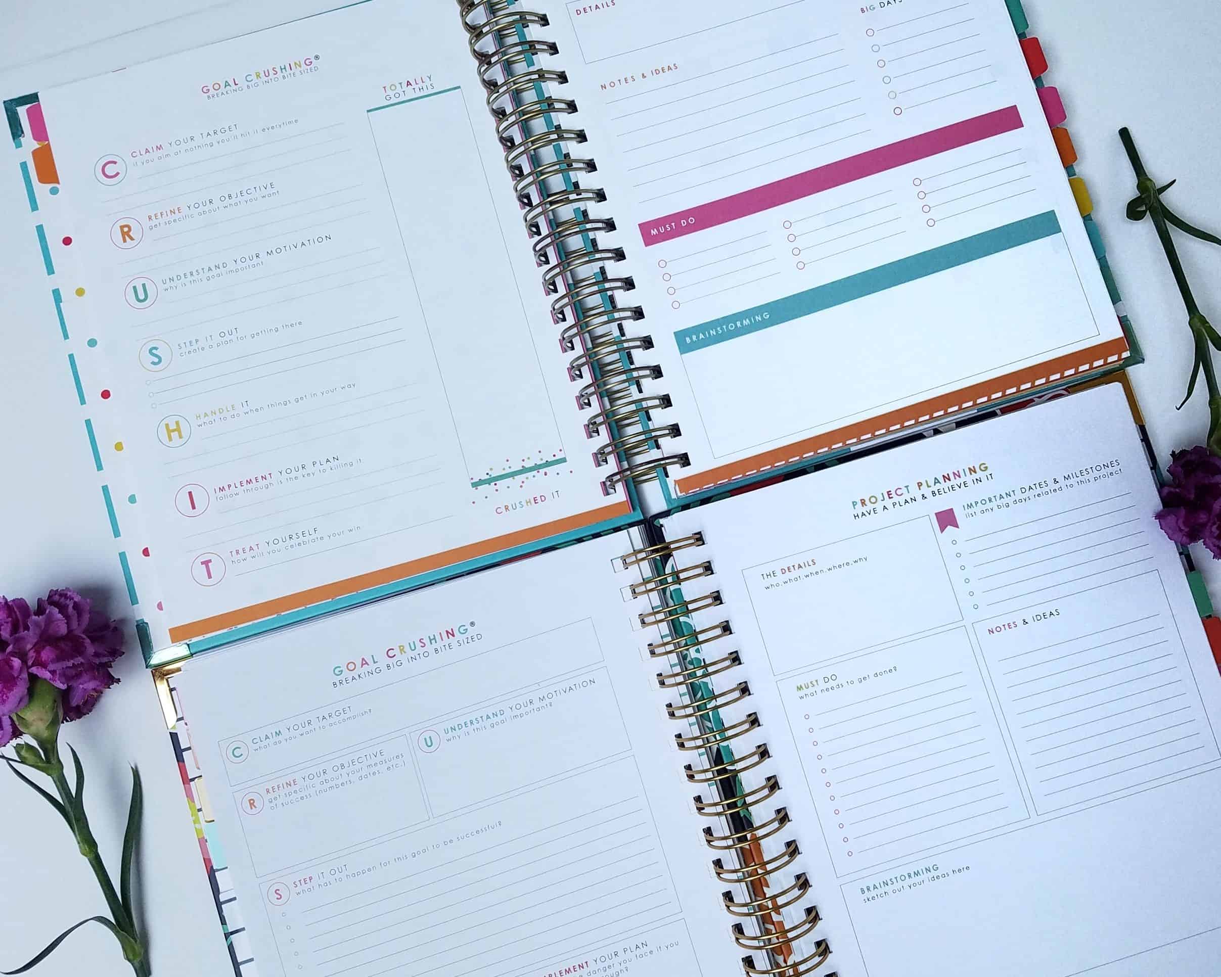 Ready to crush your goals and get your life in order? Look inside the new Living Well Planner that's helped me do just that time and time again!