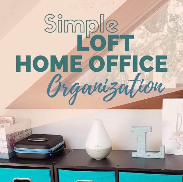 A simple home office can be inspiring and effective--here are some simple home office organization ideas!