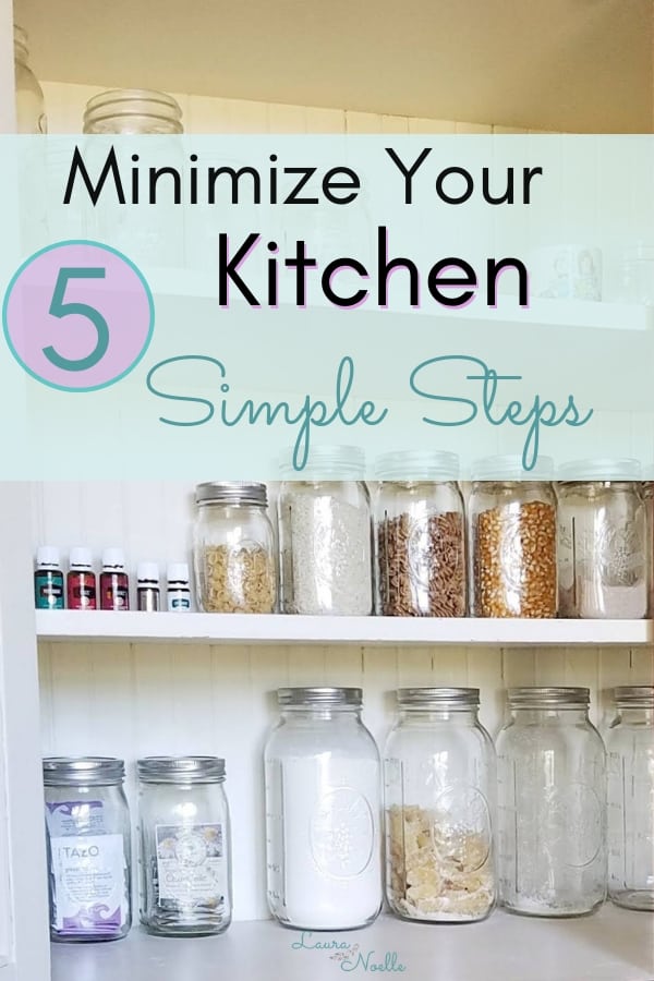 minimize your kitchen in 5 simple steps