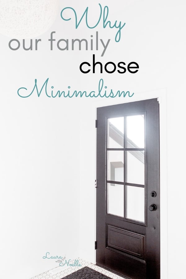 why our family chose minimalism