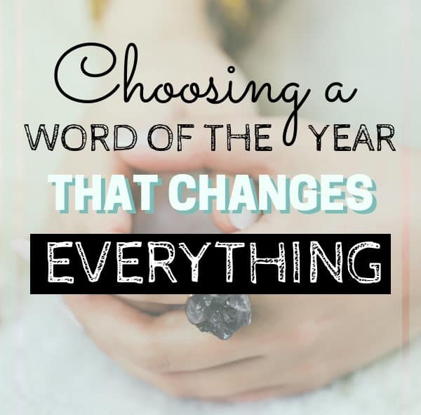 Learn the 3 keys to choosing a word of the year that resonates with your heart and has the lasting power to change everything. || personal development | motherhood | life balance | #selfimprovement #selfcare #momlife