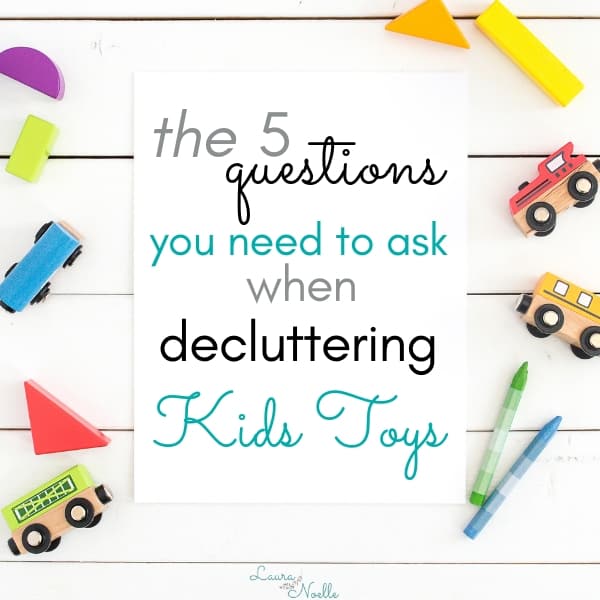 decluttering kids toys