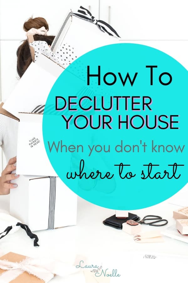 Learn the 6 simple steps for how to declutter your house when you don't know where to start! || decluttering | home organization | minimalism | #declutter #organizationtips #minimalist