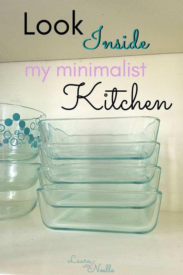 look inside my minimalist kitchen