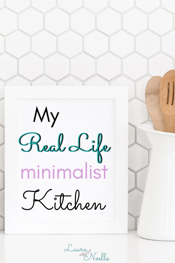 my real life minimalist kitchen