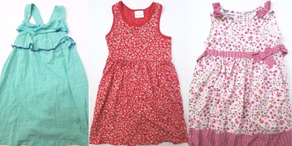 three capsule dresses