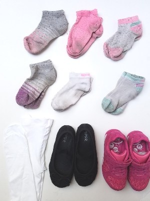 minimal socks and shoes