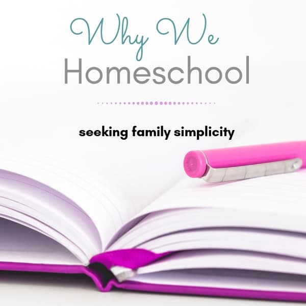 why we homeschool