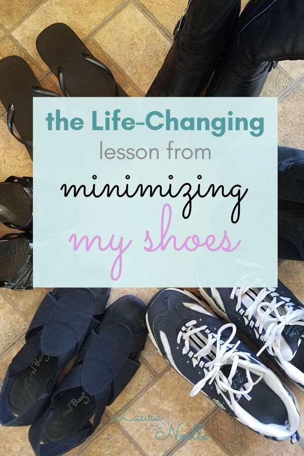 the life-changing lesson from minimizing my shoes