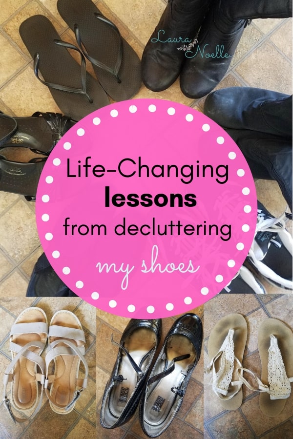 life-changing lessons from decluttering my shoes