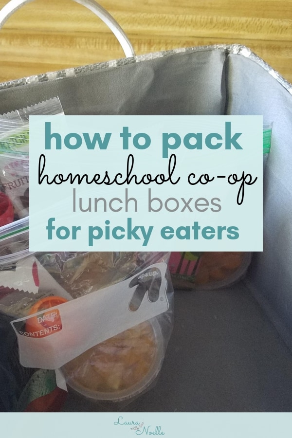 how to pack homeschool co-op lunches