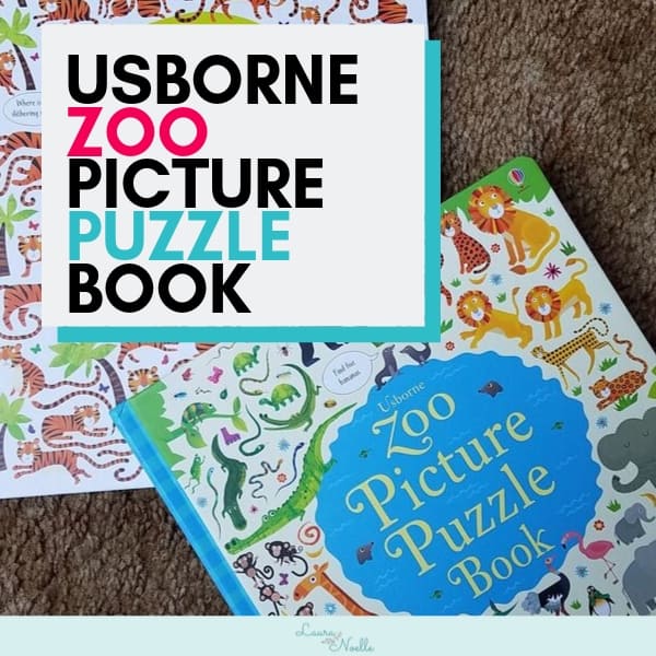 zoo picture puzzle book