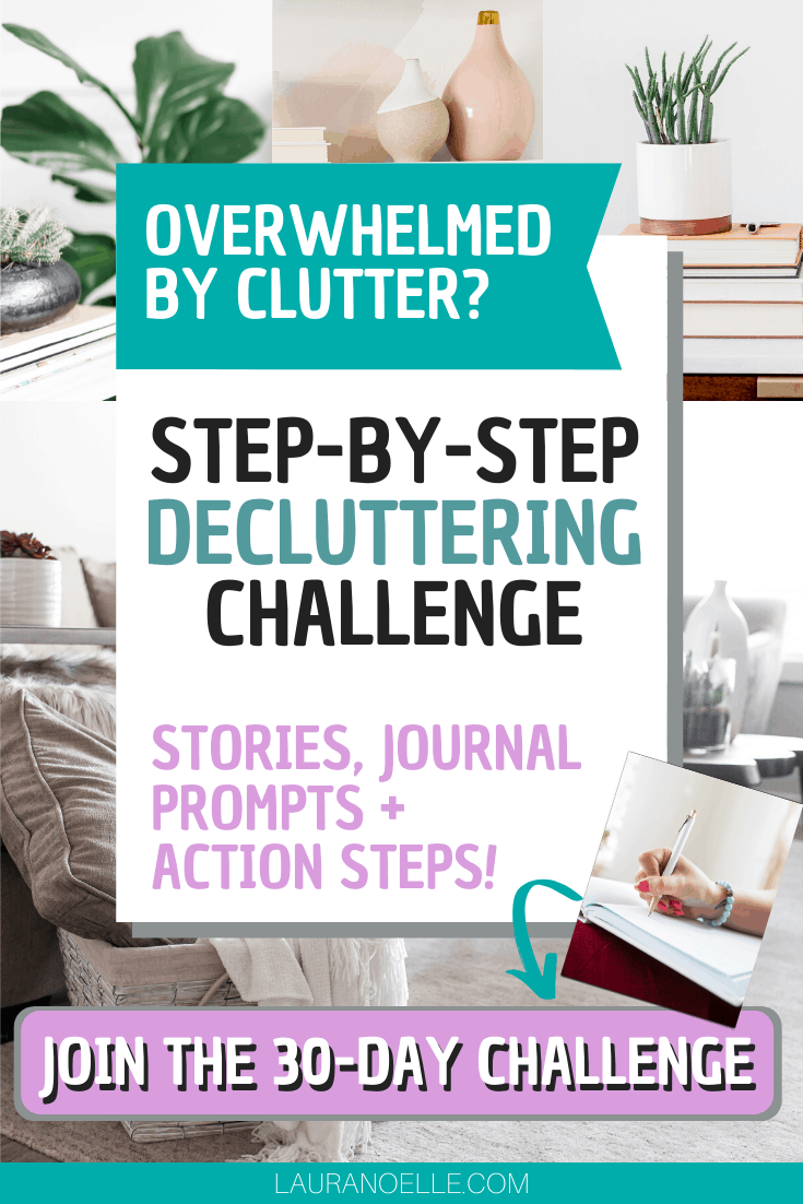 Feeling overwhelmed with decluttering? Join Project Simplicity, a FREE 30-day challenge for heart-centered decluttering! Filled with stories, examples, encouragement, and simple step-by-step actions, you'll be able to tackle the clutter in your home, as well as your mind, body, and soul. Join here now! #declutteryourhome