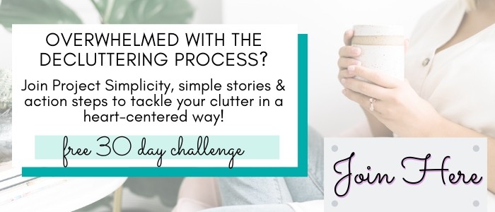 join the 30 day decluttering challenge