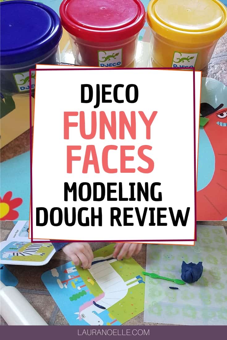 Modeling dough is a fun and creative way to help children practice fine motor skills and imaginative play. The Djeco Funny Faces kit is a hit for young children!