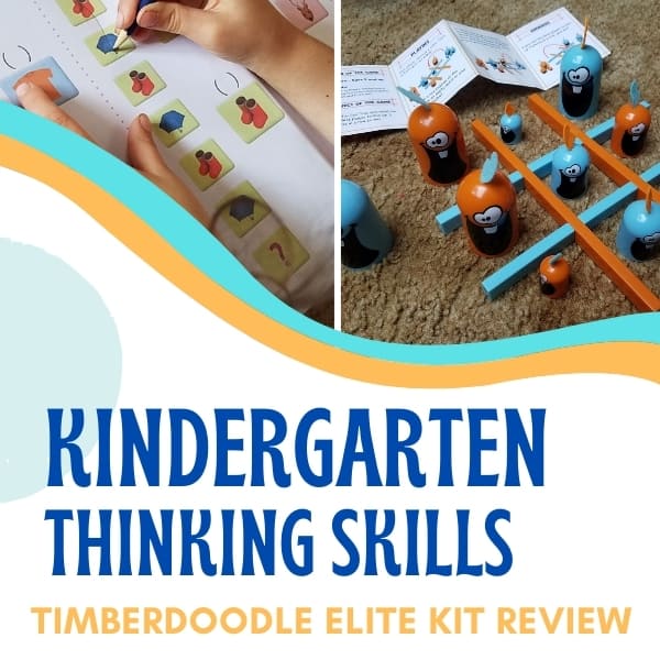 Thinking Skills for Kindergarten || Timberdoodle Elite Kit Review