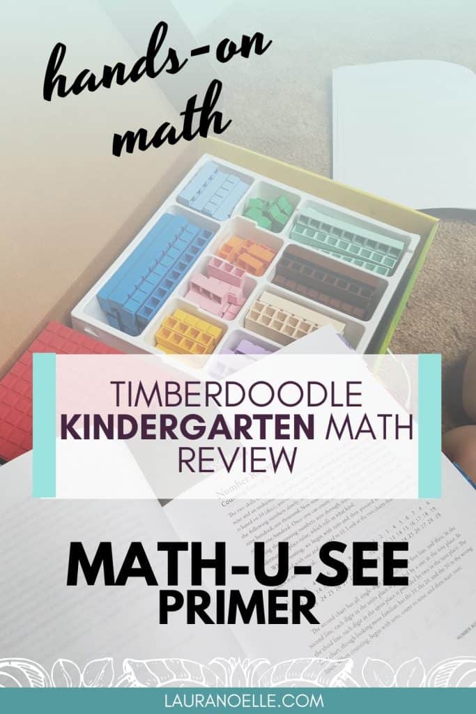 timberdoodle kindergarten math review