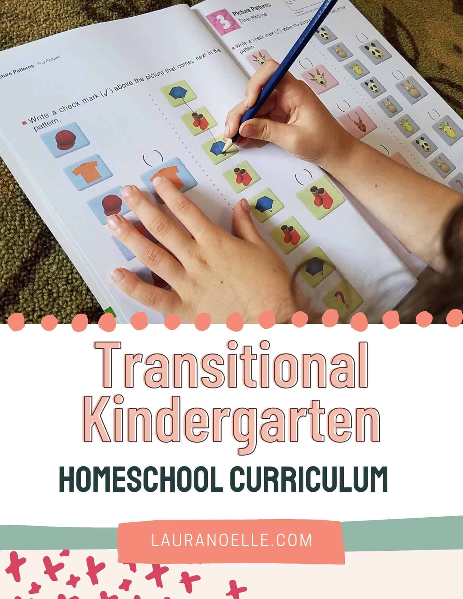 Looking for homeschool curriculum to bridge the gap between preschool and Kindergarten? You might like "Transitional Kindergarten", and here's how to customize your curriculum.