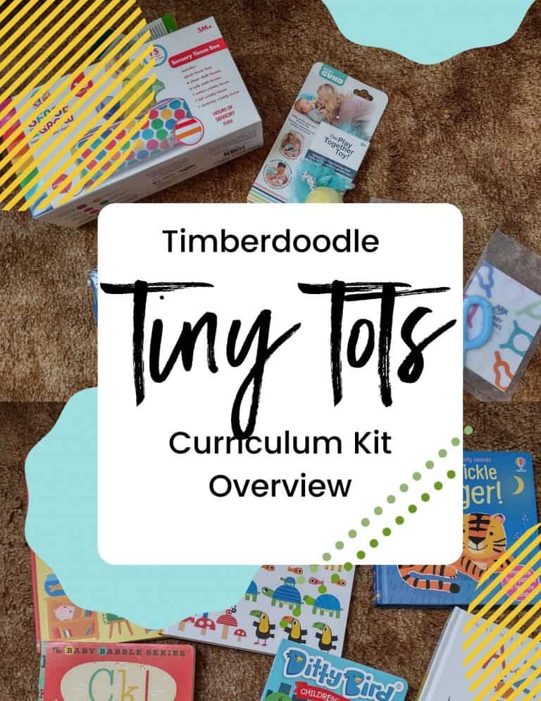 Timberdoodle Tiny Tots Birth to 2 Curriculum Kit Overview (2022-2023 Homeschool Year)