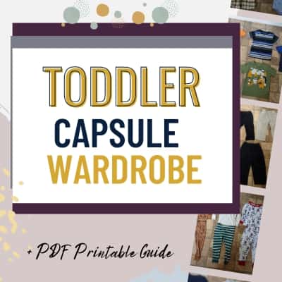 How to Build a Toddler Capsule Wardrobe