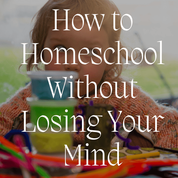 How to Homeschool Without Losing Your Mind